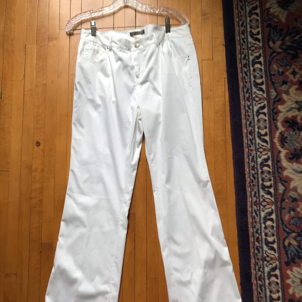 Sigrid Olsen white jeans NWOT